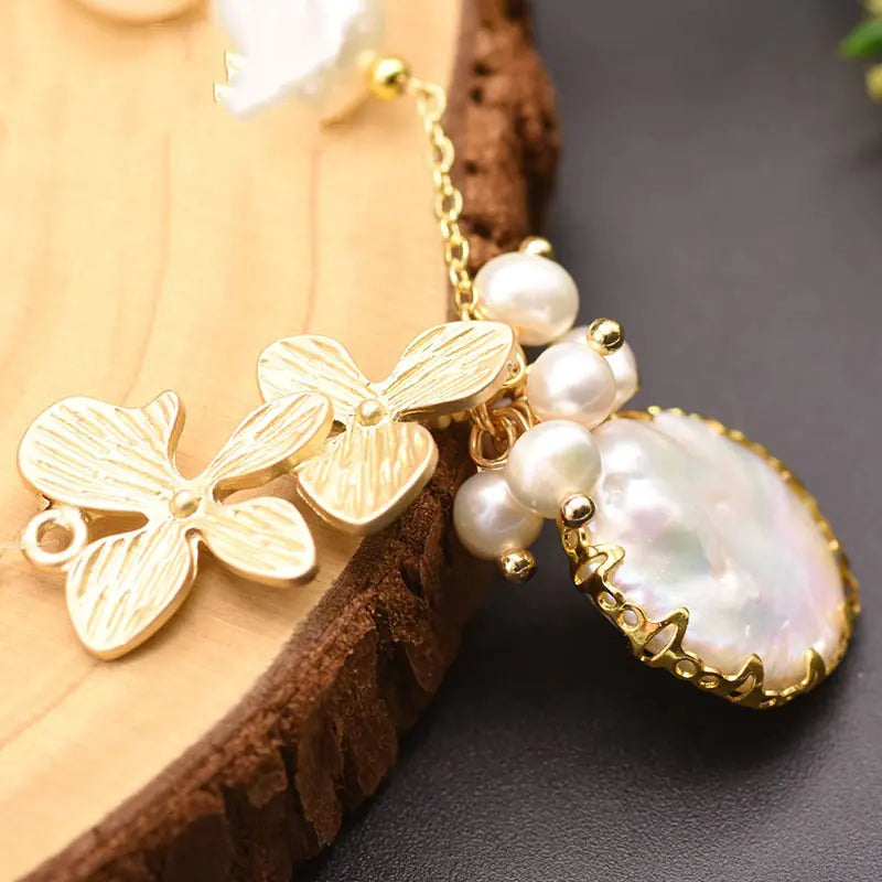 GLSEEVO Natural Baroque Freshwater Pearl Bracelet Set