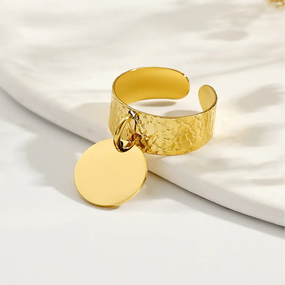 Simple 18K Gold Rings and Pendants