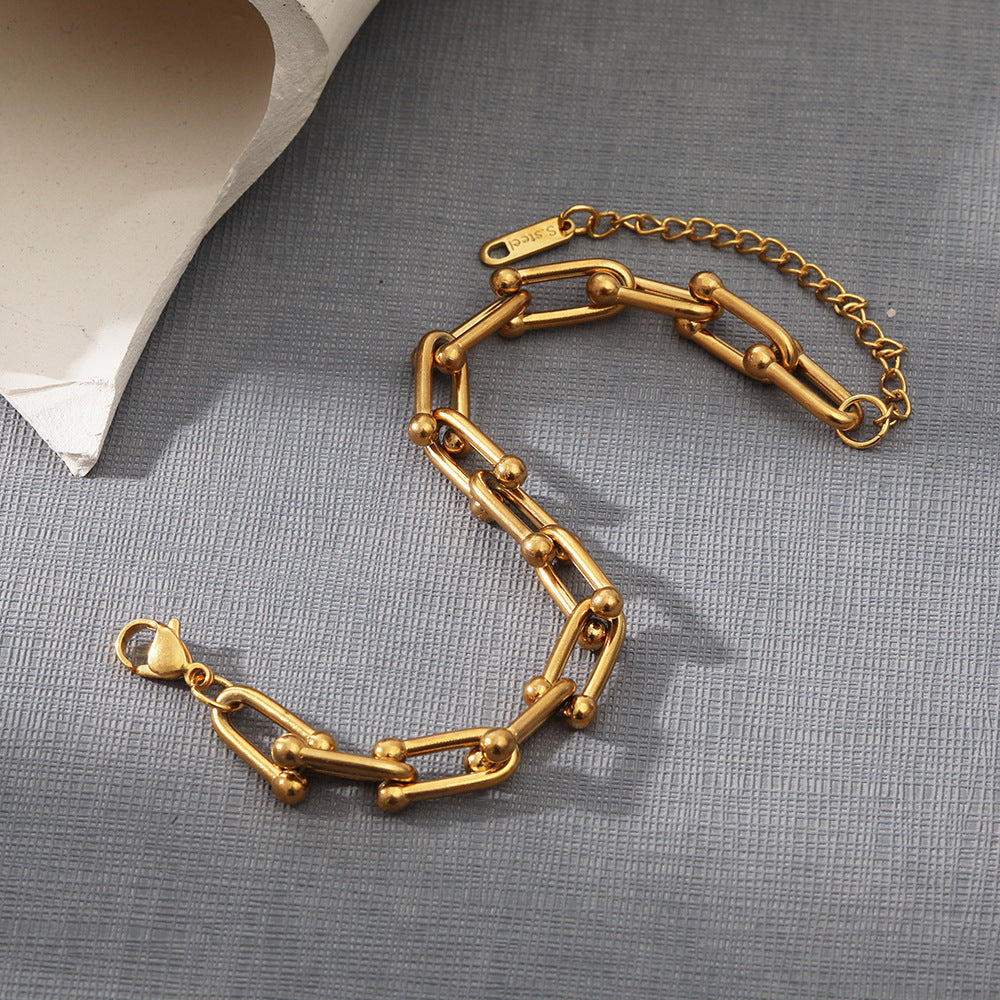 18K Gold Plated Chain Bracelet